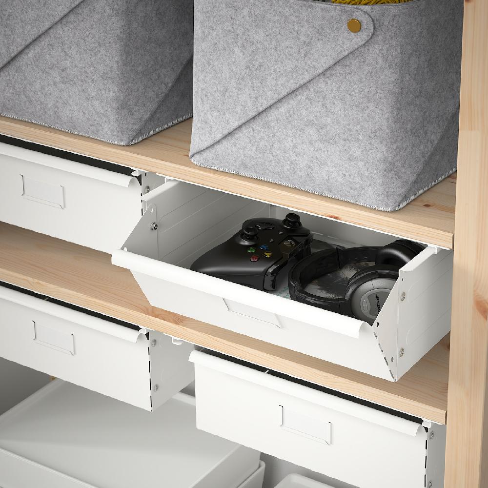 IKEA IVAR Cajón Blanco 39x30x14 Cm