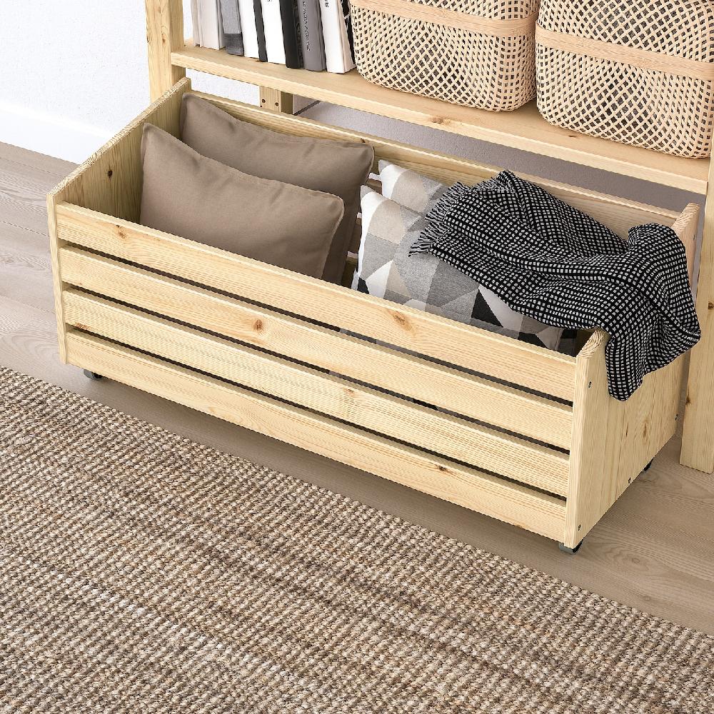 IKEA IVAR Estantería Con Caja Pino 89x30x124 Cm