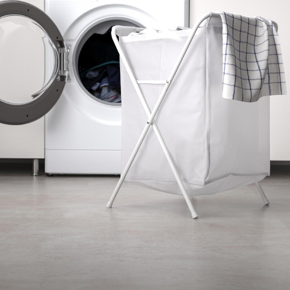 IKEA JÄLL Bolsa De Ropa Con Soporte Blanco 50 L