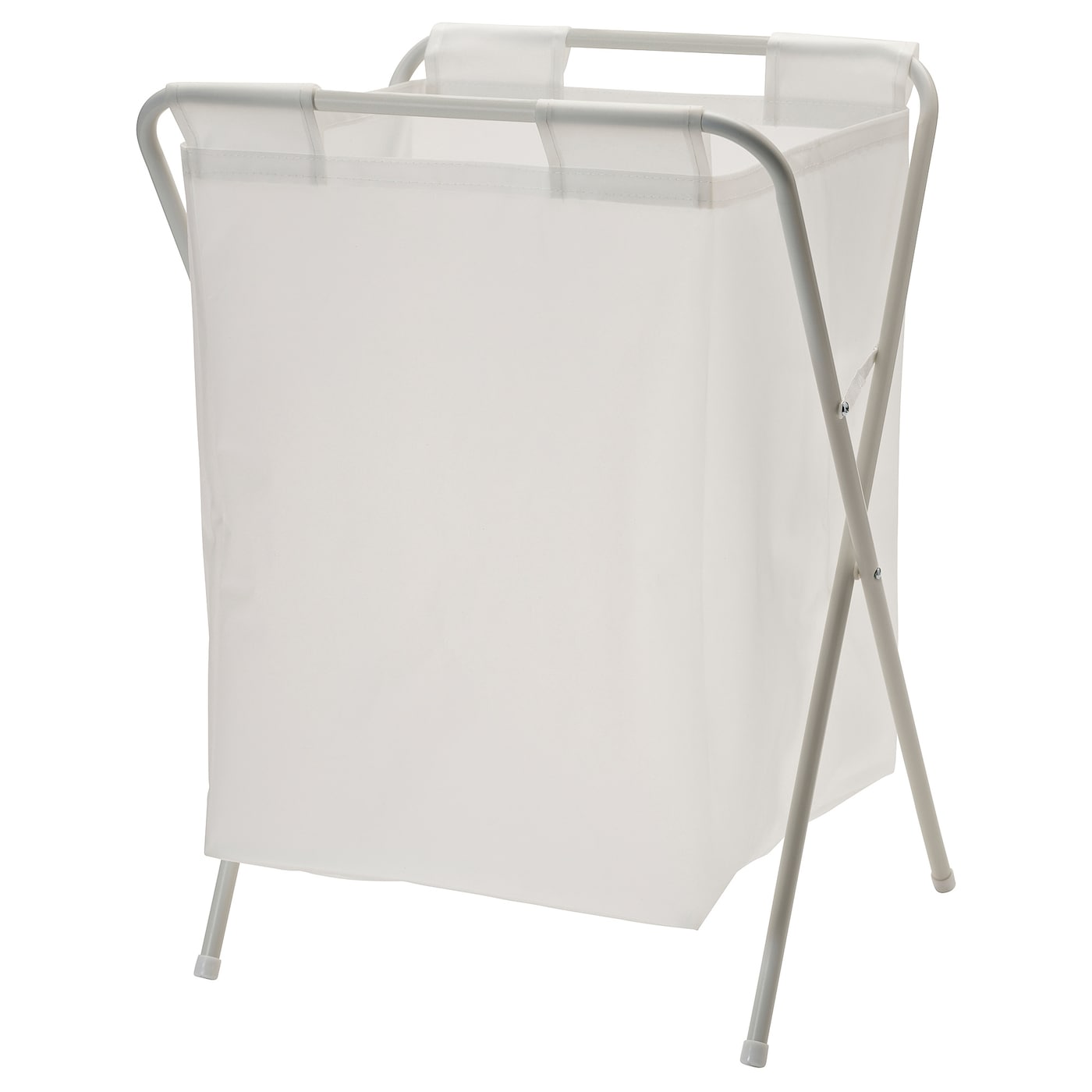 IKEA JÄLL Bolsa de ropa con soporte blanco 50 l