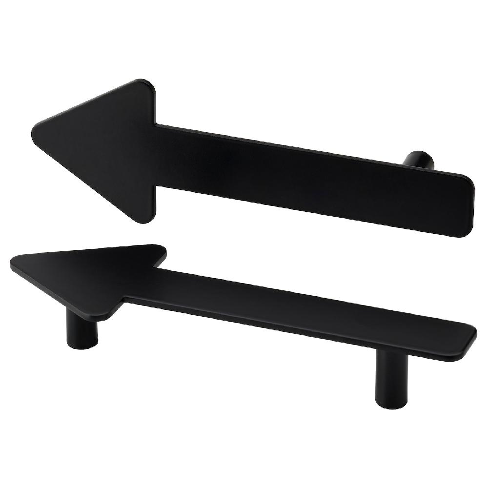 IKEA JÄRNSPARV Tirador negro/flecha 141 mm