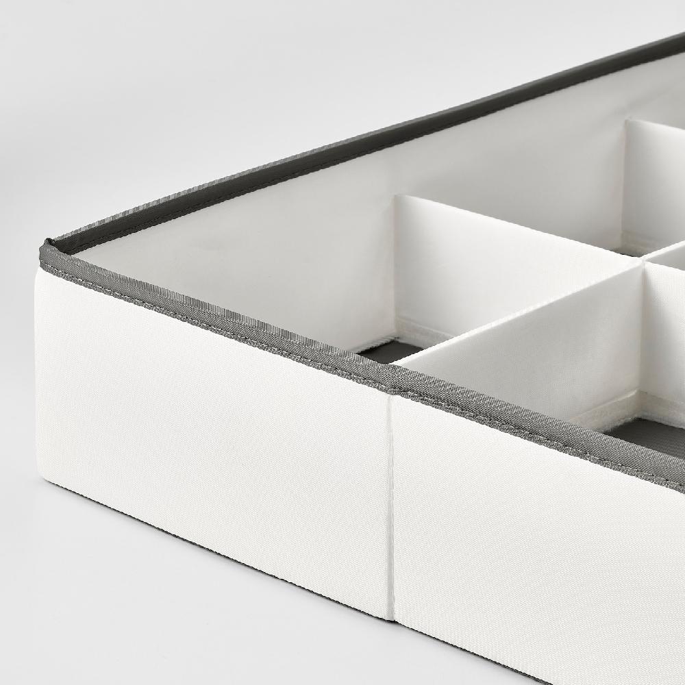 IKEA JÄTTEBJÖRN Organizador Blanco/gris 50x35x9 Cm