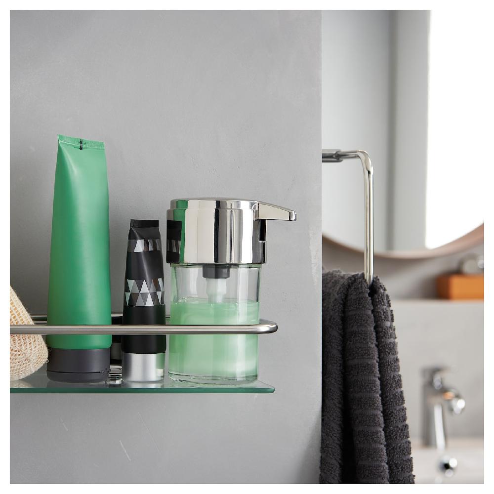 IKEA KALKGRUND Estante Para Ducha Cromado 24x6 Cm