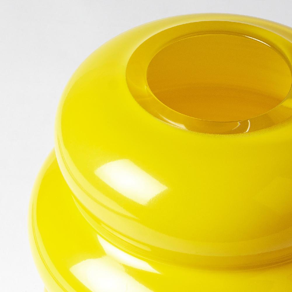 IKEA KÄLLARHALS Florero / Jarrón Amarillo 22 Cm