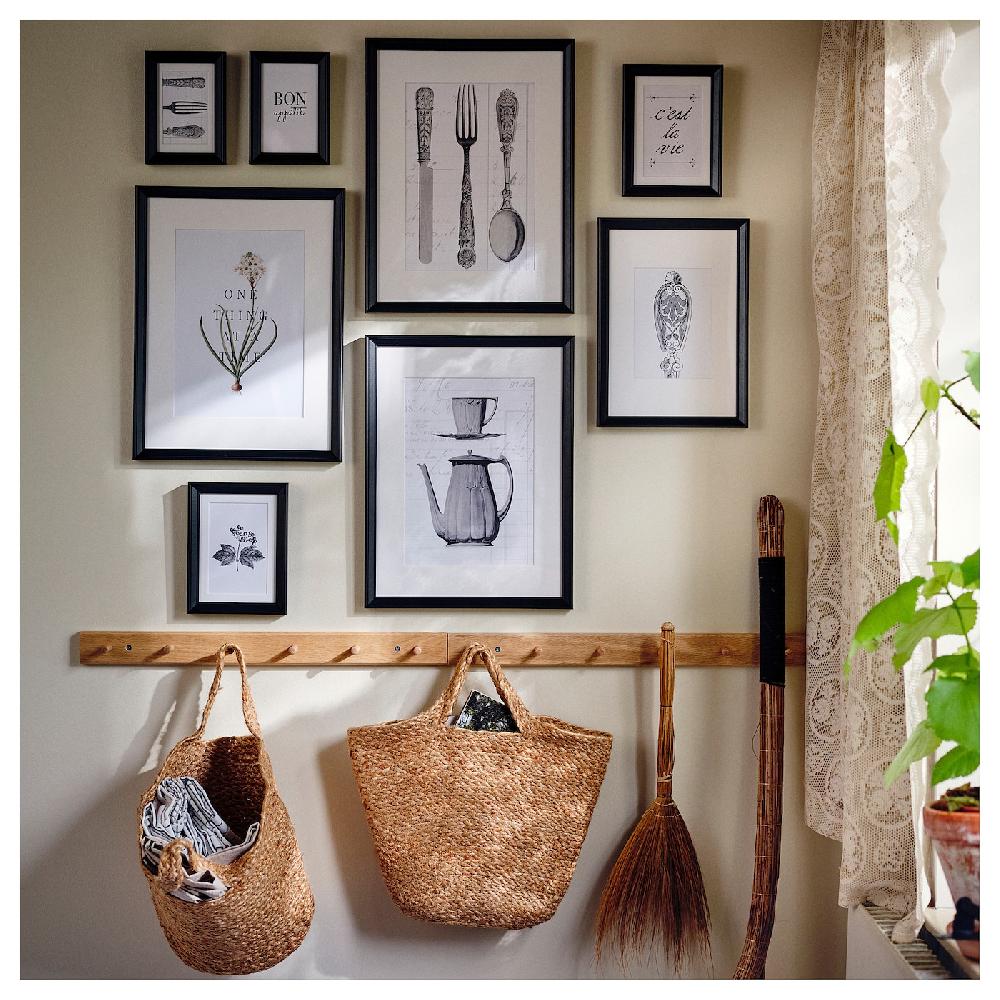 IKEA KNOPPÄNG Marco Negro 21x30 Cm