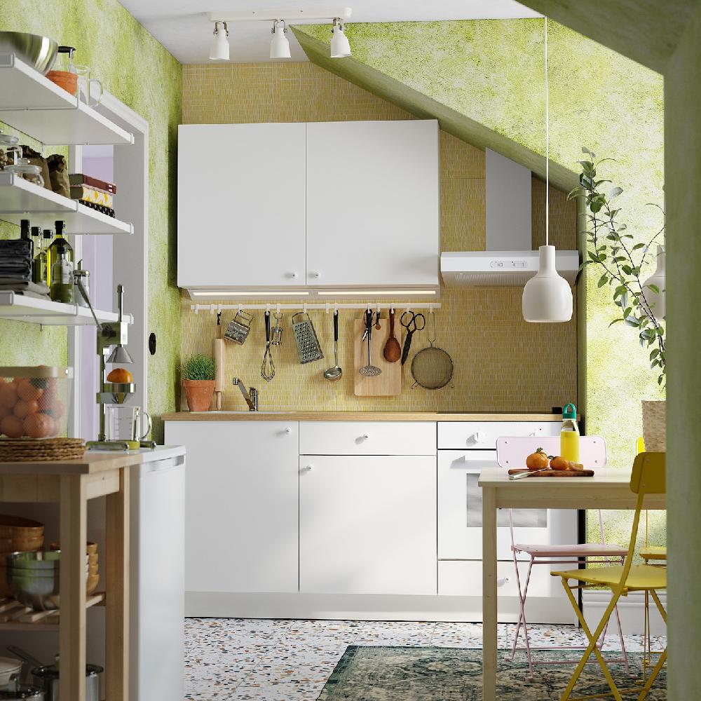 IKEA KNOXHULT Cocina Blanco 180x61x220 Cm