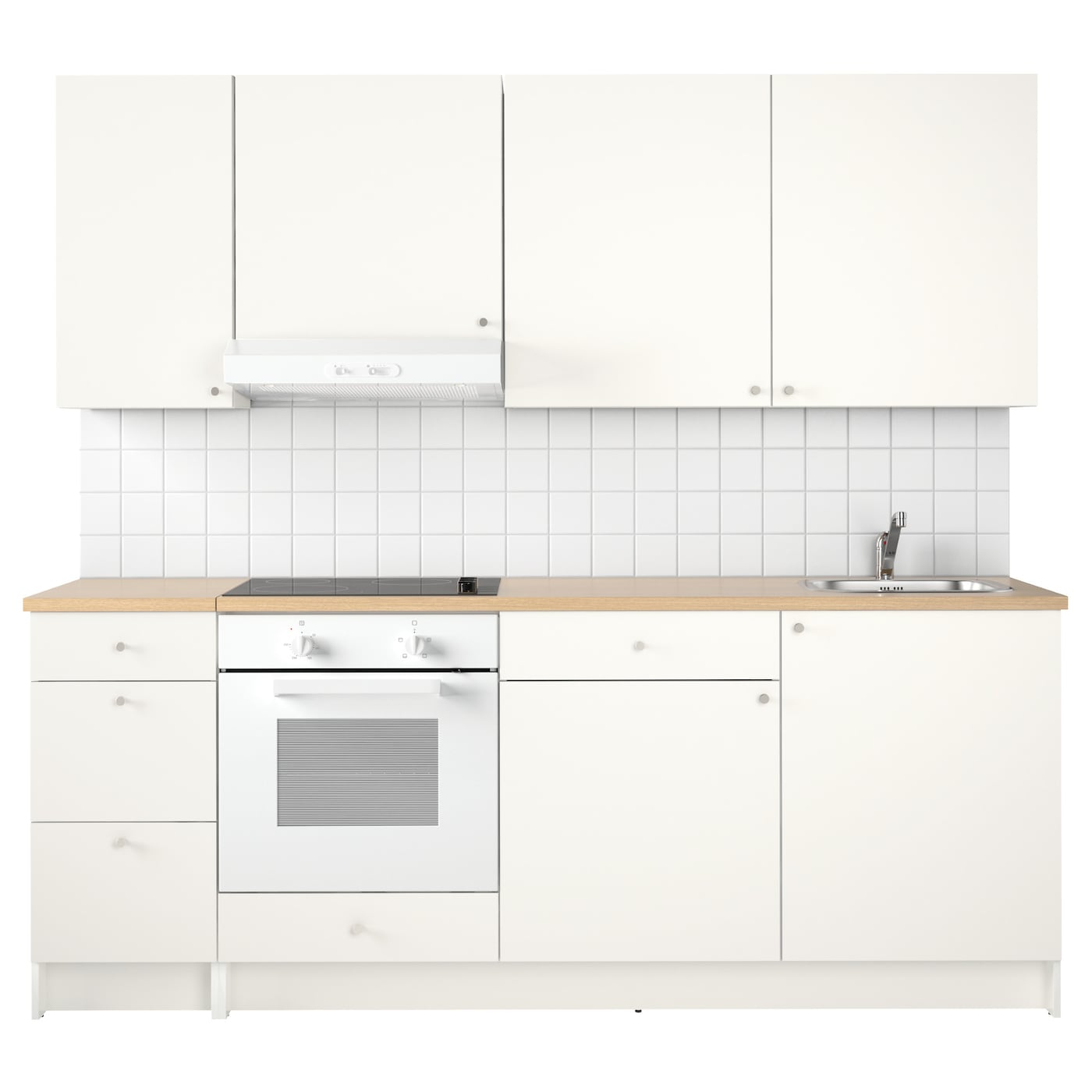 IKEA KNOXHULT Cocina Blanco 220x61x220 Cm