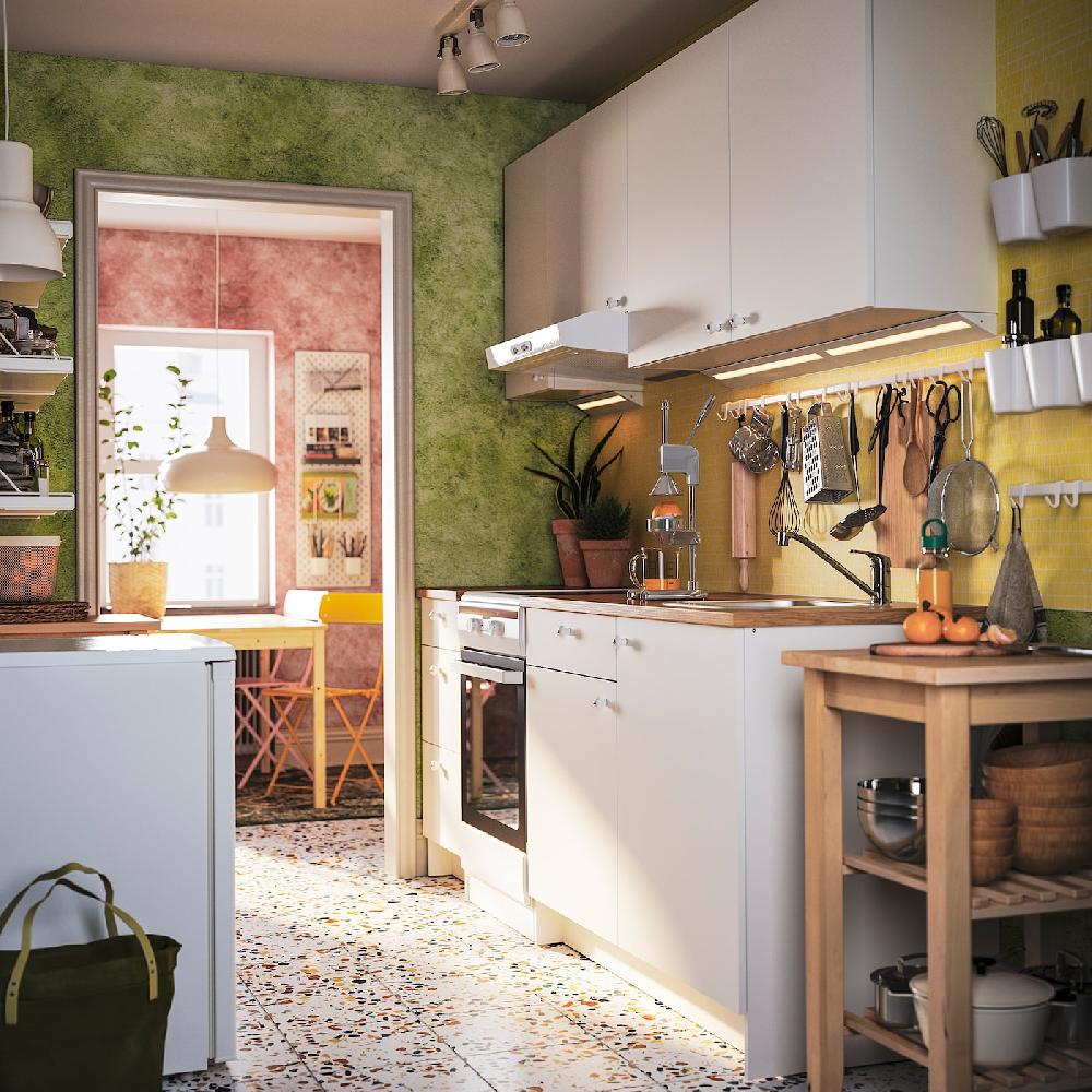 IKEA KNOXHULT Cocina Blanco 220x61x220 Cm