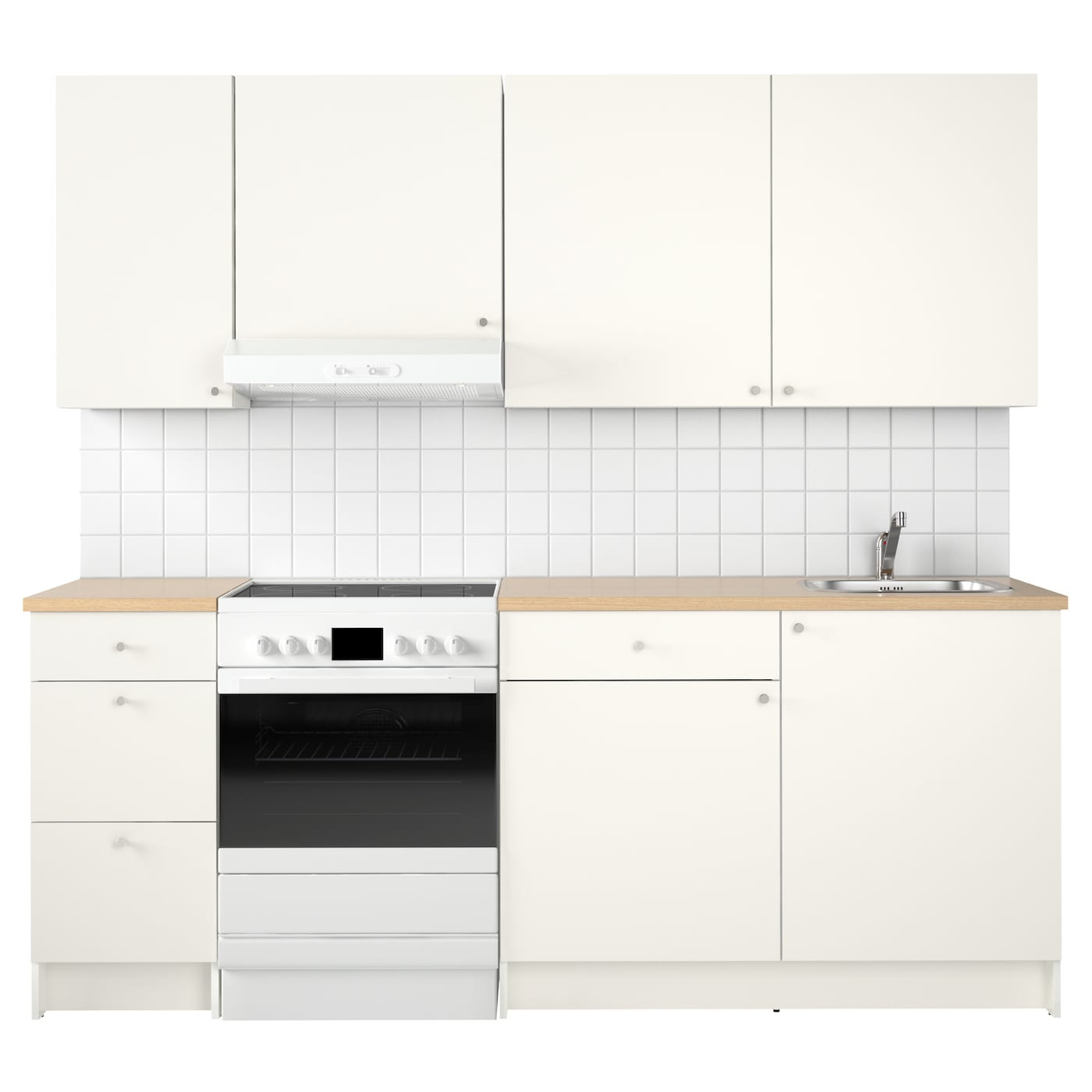 IKEA KNOXHULT Cocina Blanco 220x61x220 Cm