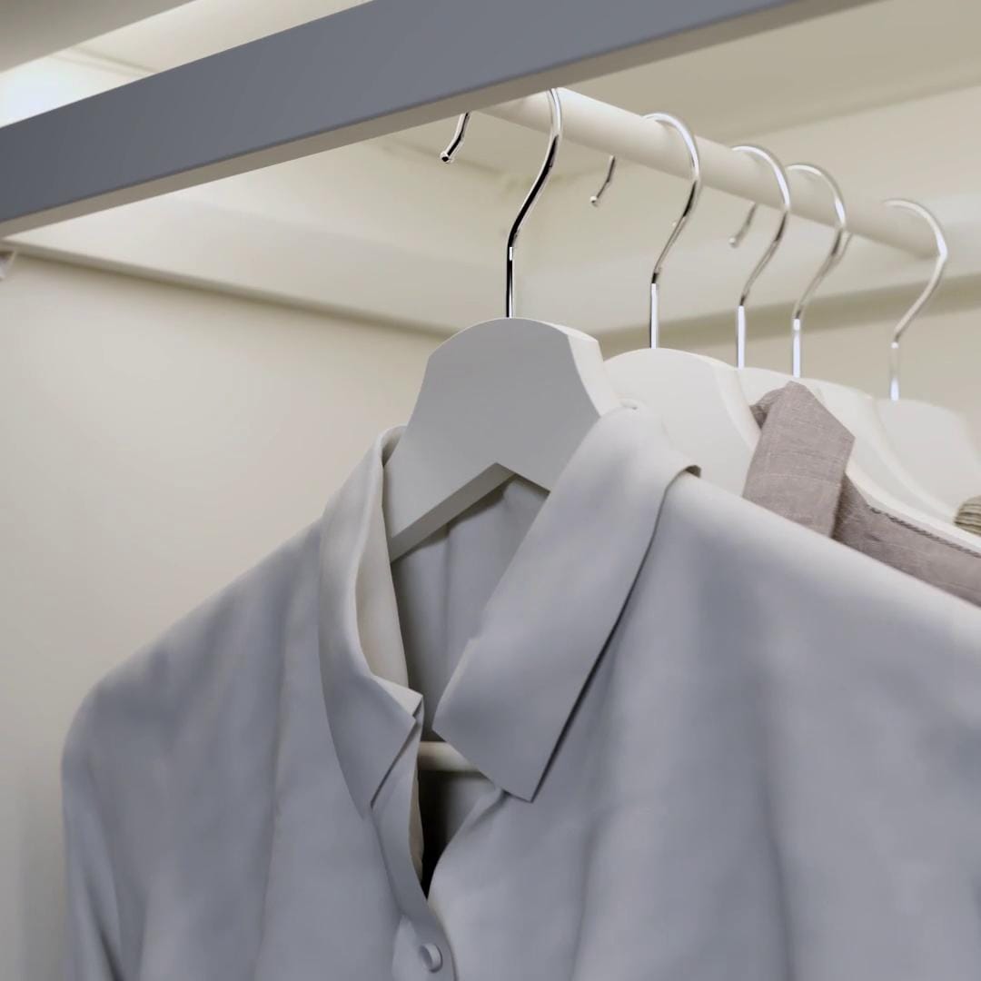 IKEA KOMPLEMENT Barra De Armario Blanco 100x35 Cm