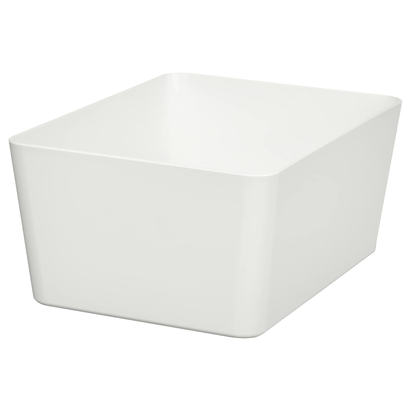 IKEA KUGGIS Caja blanco 13x18x8 cm