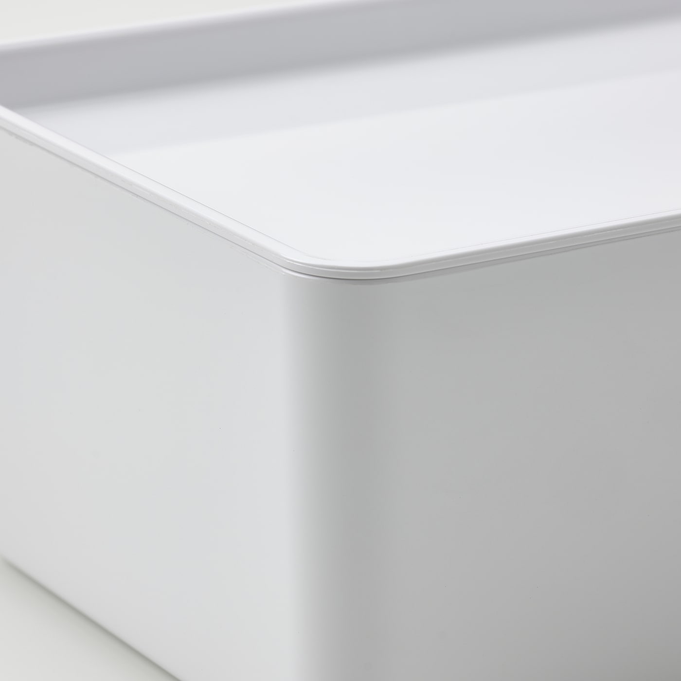 IKEA KUGGIS Caja Con Tapa Blanco 13x18x8 Cm