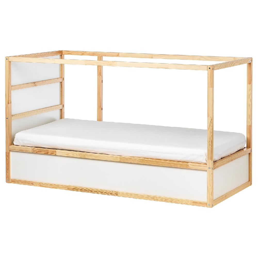 IKEA KURA Cama reversible blanco/pino 90x200 cm