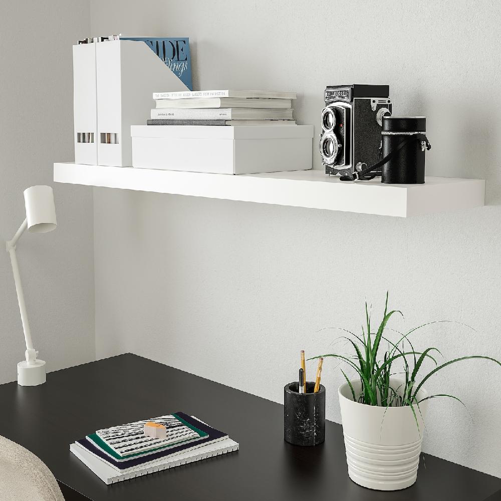 IKEA LACK Estante De Pared Blanco 110x26 Cm
