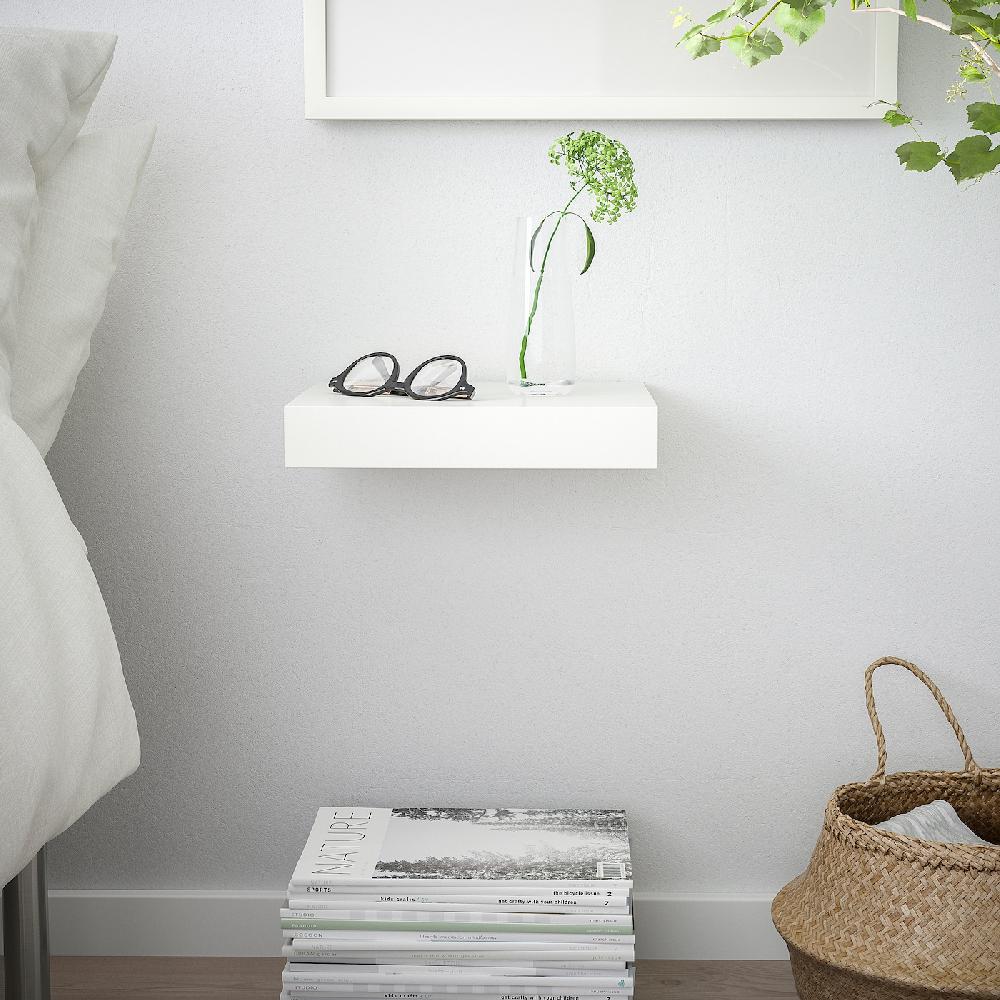 IKEA LACK Estante De Pared Blanco 30x26 Cm