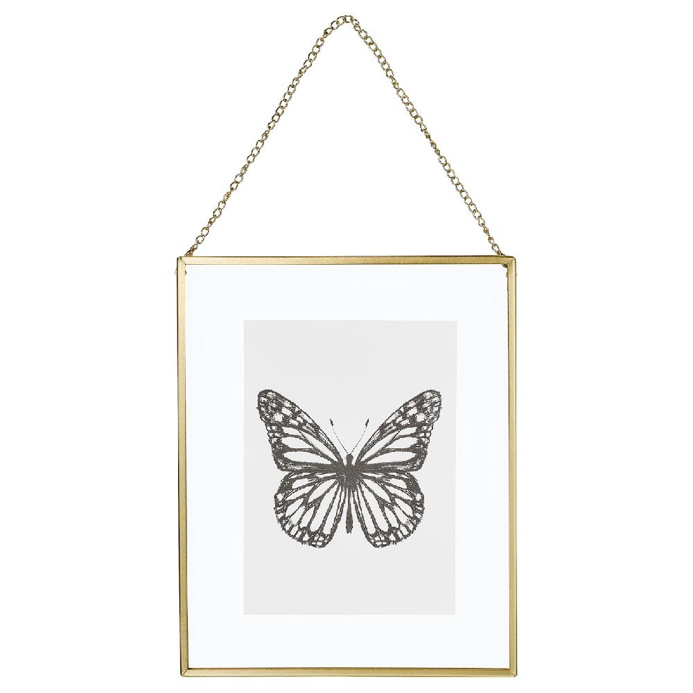 IKEA LERBODA Marco dorado 20x25 cm