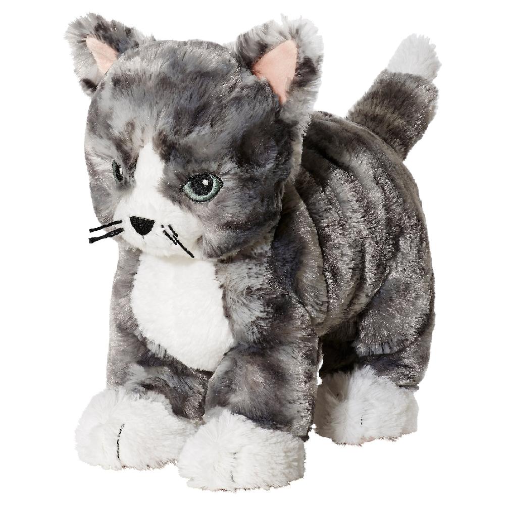 IKEA LILLEPLUTT Peluche Gato Gris/blanco