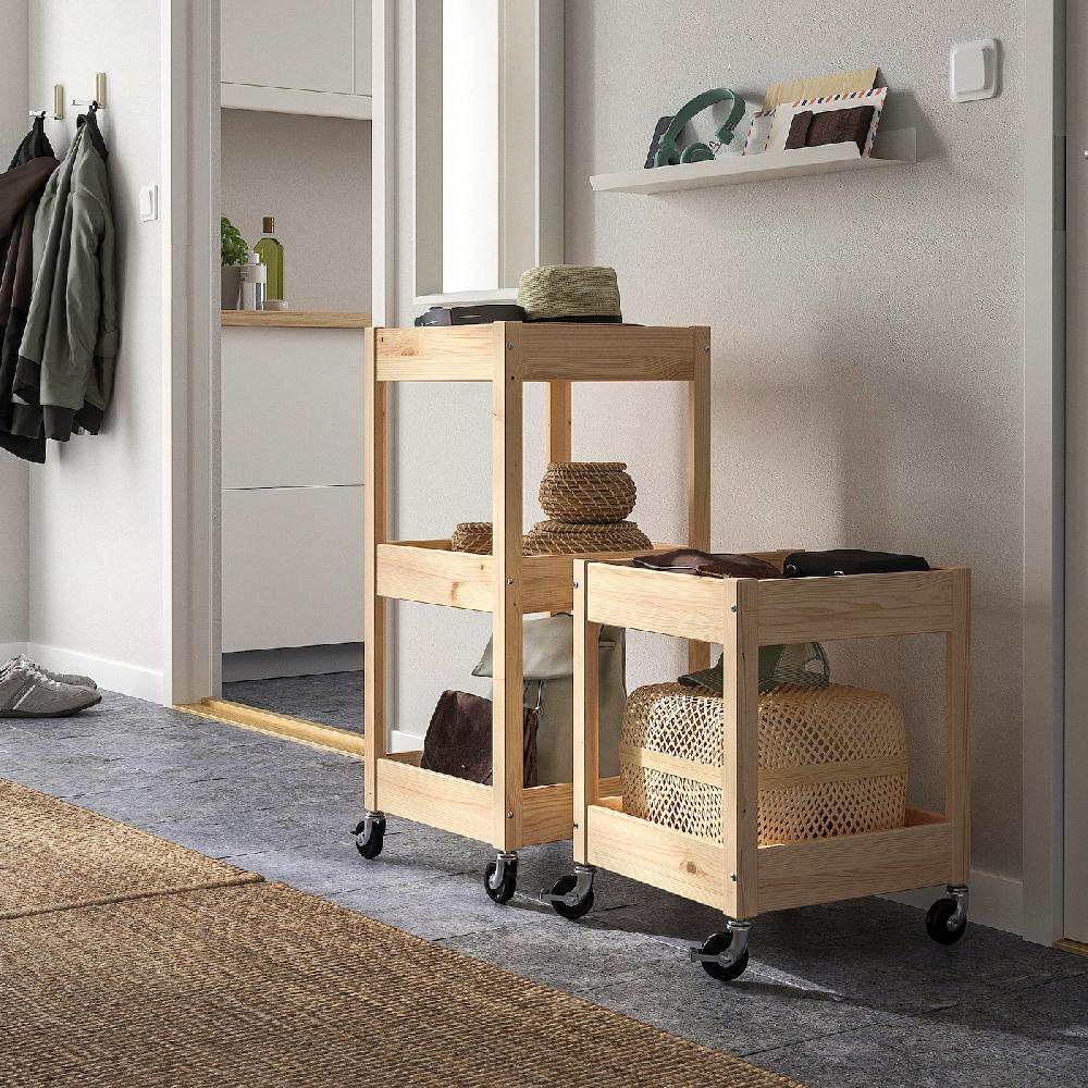 IKEA LOSHULT Carrito Pino 38x38x82 Cm
