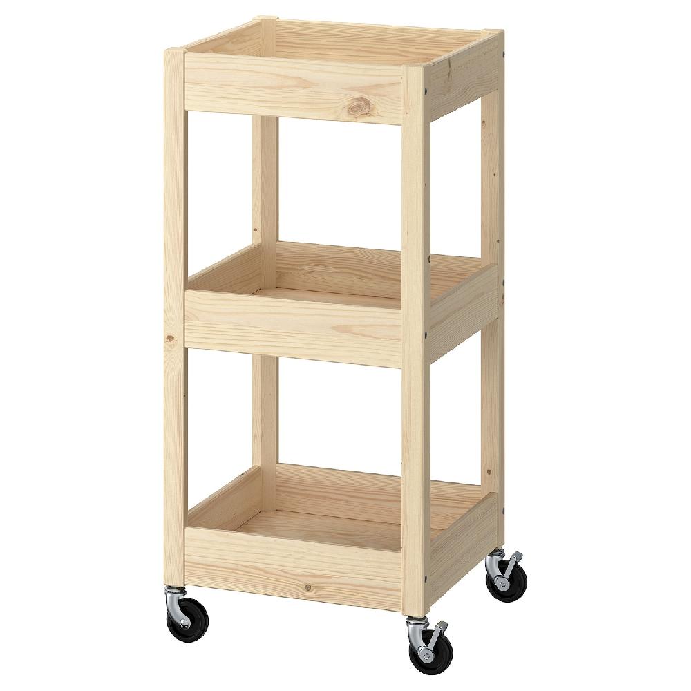 IKEA LOSHULT Carrito pino 38x38x82 cm