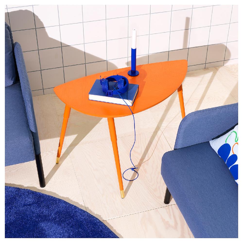 IKEA LÖVBACKEN Mesa Auxiliar Naranja 77x39 Cm