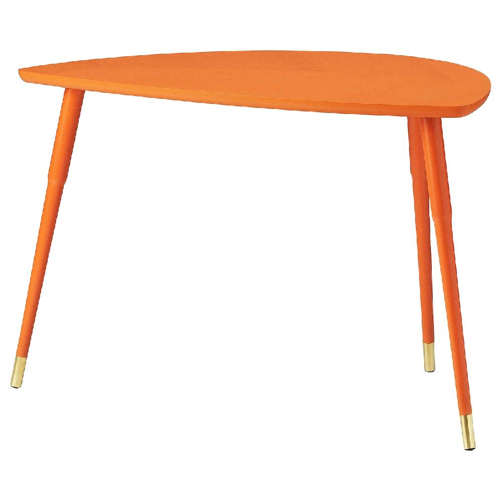 IKEA LÖVBACKEN Mesa auxiliar naranja 77x39 cm