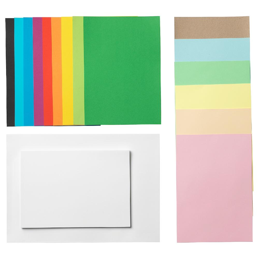 IKEA MÅLA Papel colores variados/medidas variadas
