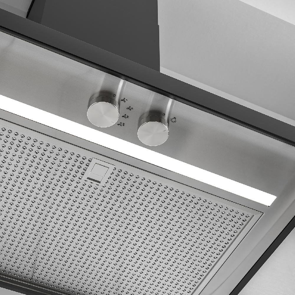 IKEA MATÄLSKARE Extractor De Pared Negro 60 Cm