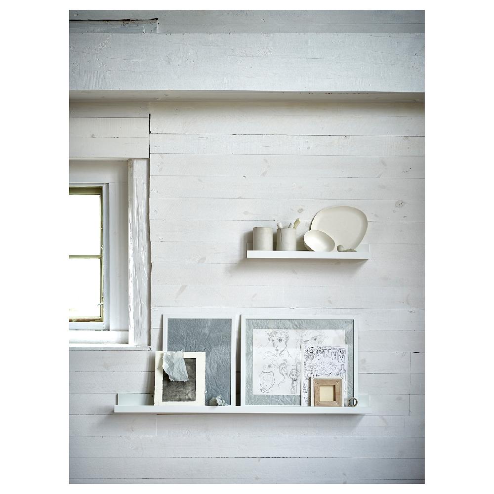 IKEA MOSSLANDA Estante Para Cuadros Blanco 55 Cm
