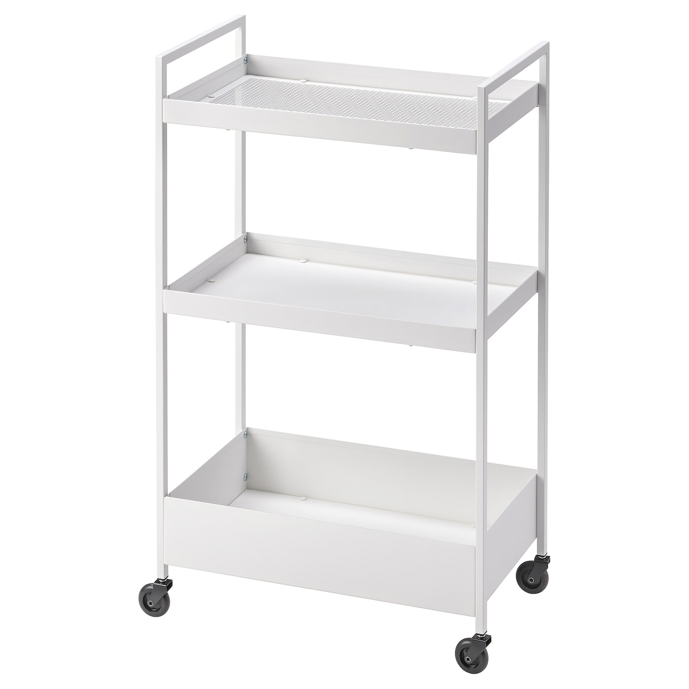 IKEA NISSAFORS Carrito blanco 50.5x30x83 cm
