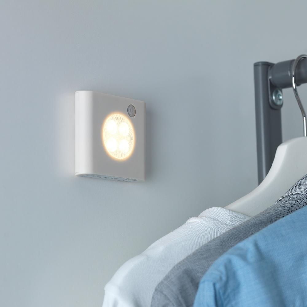 IKEA OLEBY Ilum Armario Con Sensor Blanco 2 Unidad