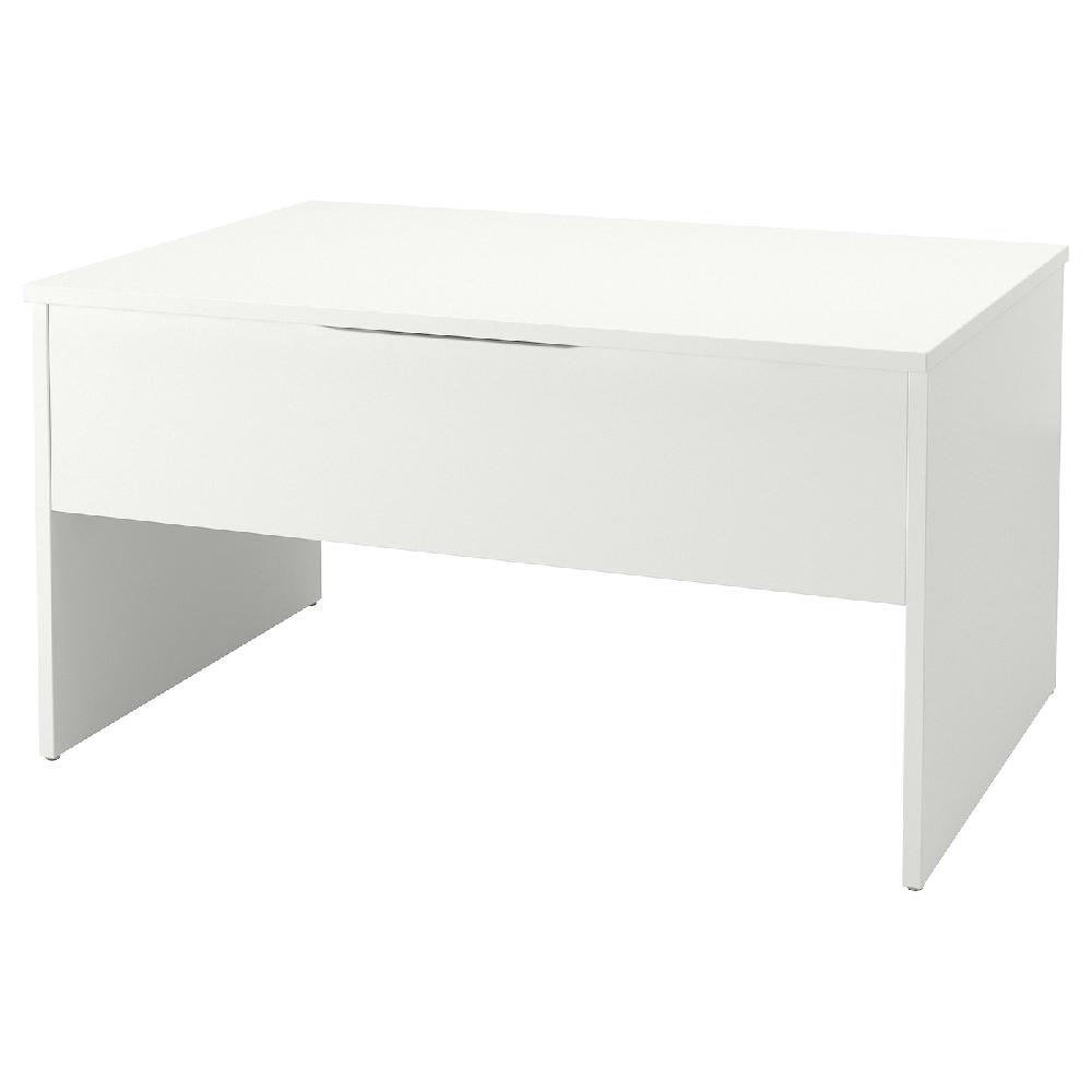 IKEA ÖSTAVALL Mesa De Centro Elevable Blanco 90 Cm