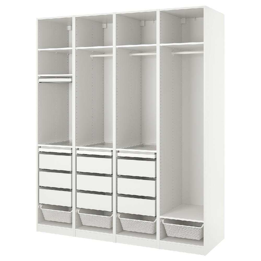 IKEA PAX Combinación Armario Blanco 200x58x236 Cm