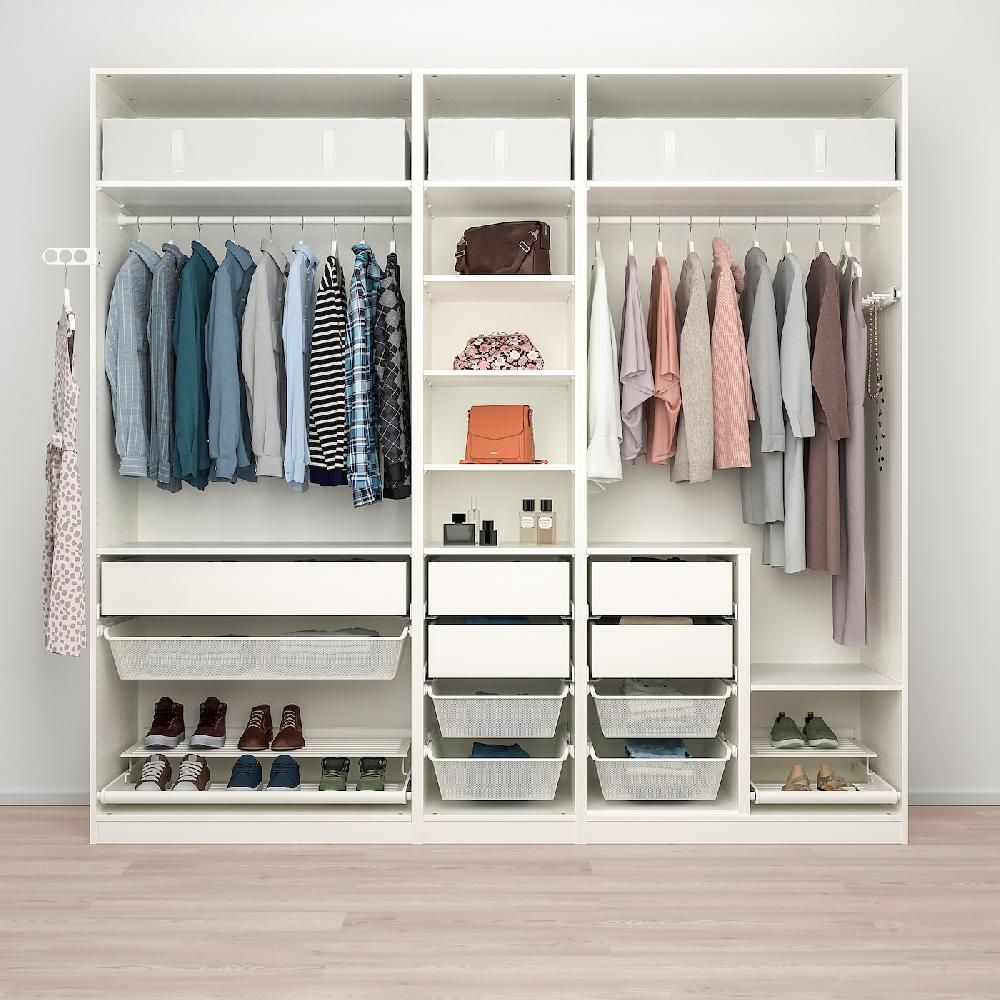 IKEA PAX Combinación Armario Blanco 250x58x236 Cm