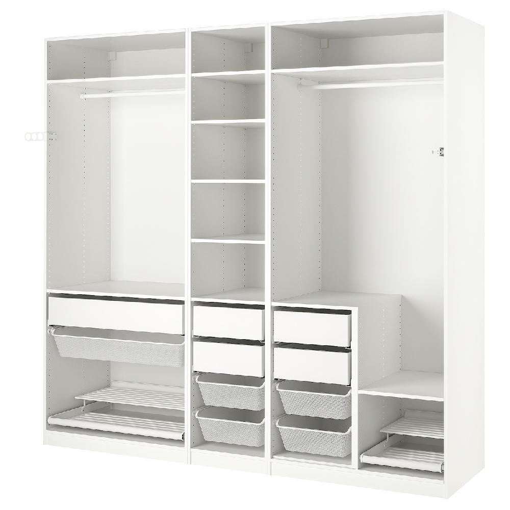 IKEA PAX Combinación armario blanco 250x58x236 cm