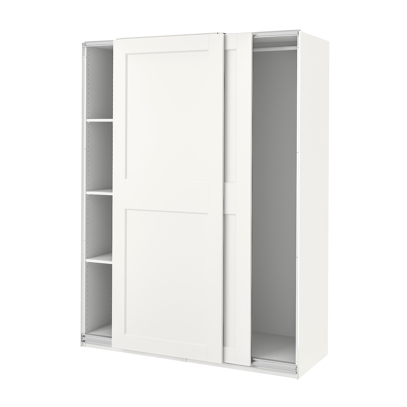 IKEA PAX / GRIMO Armario blanco/blanco 150x66x201 cm