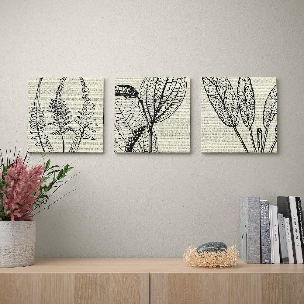 IKEA PJÄTTERYD Cuadro Motivo Floral 56x56 Cm