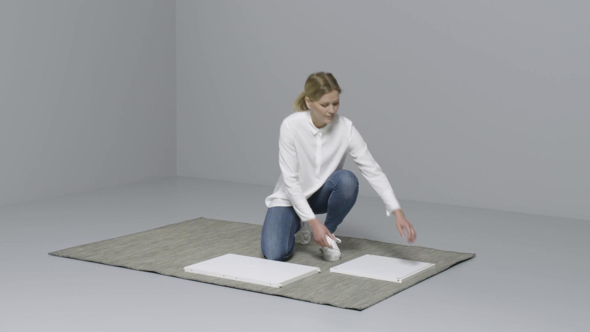 IKEA PLATSA Estructura Blanco 60x55x120 Cm