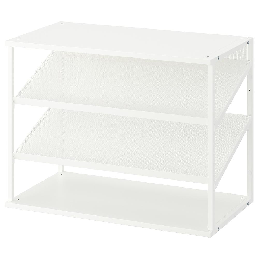 IKEA PLATSA Zapatero abierto blanco 80x40x60 cm