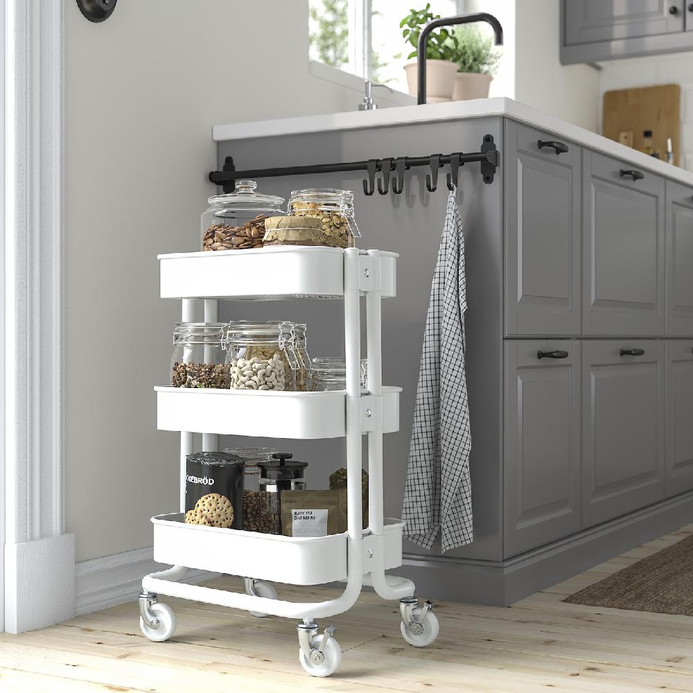 IKEA RÅSKOG Carrito Blanco 28x38x61 Cm