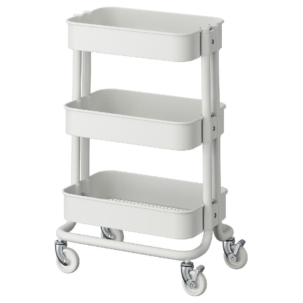 IKEA RÅSKOG Carrito blanco 28x38x61 cm