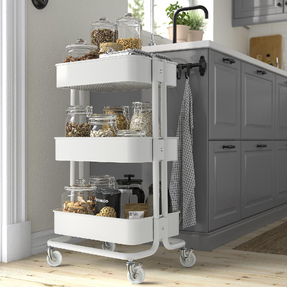 IKEA RÅSKOG Carrito Blanco 35x45x77 Cm