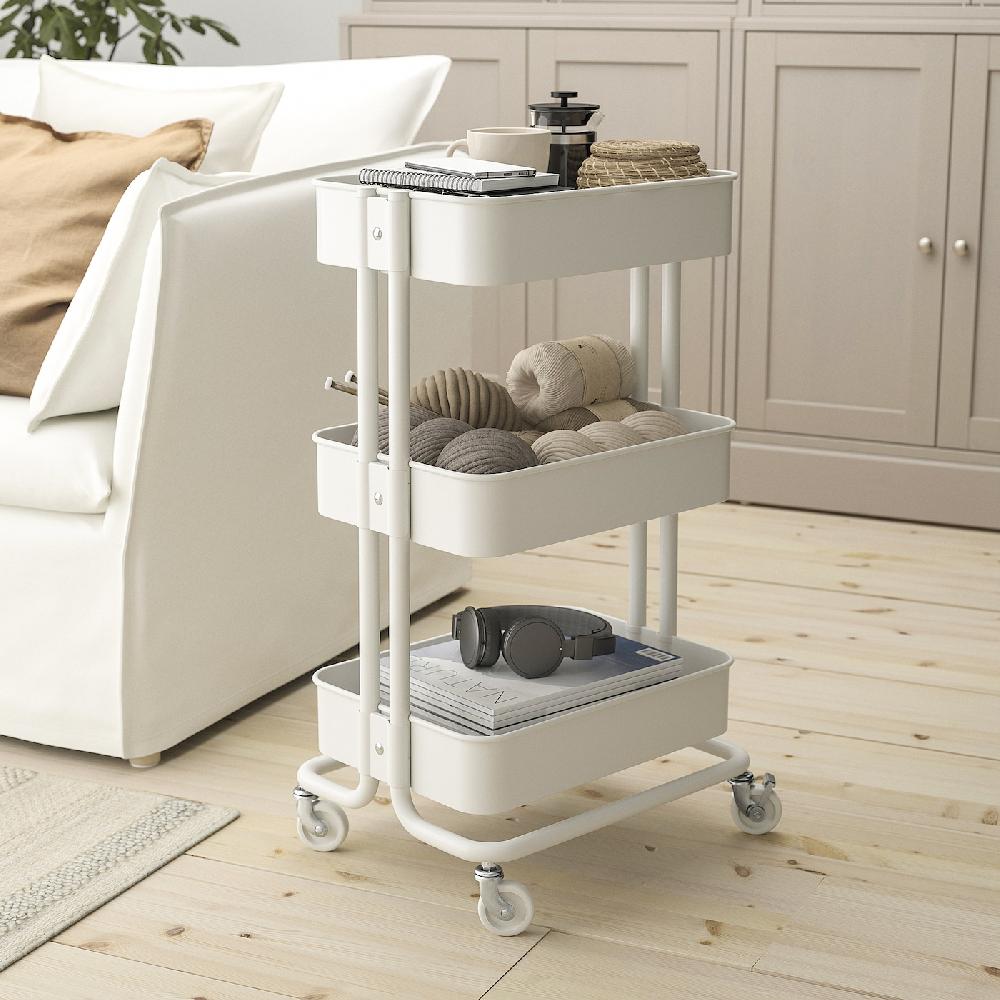 IKEA RÅSKOG Carrito Blanco 35x45x77 Cm