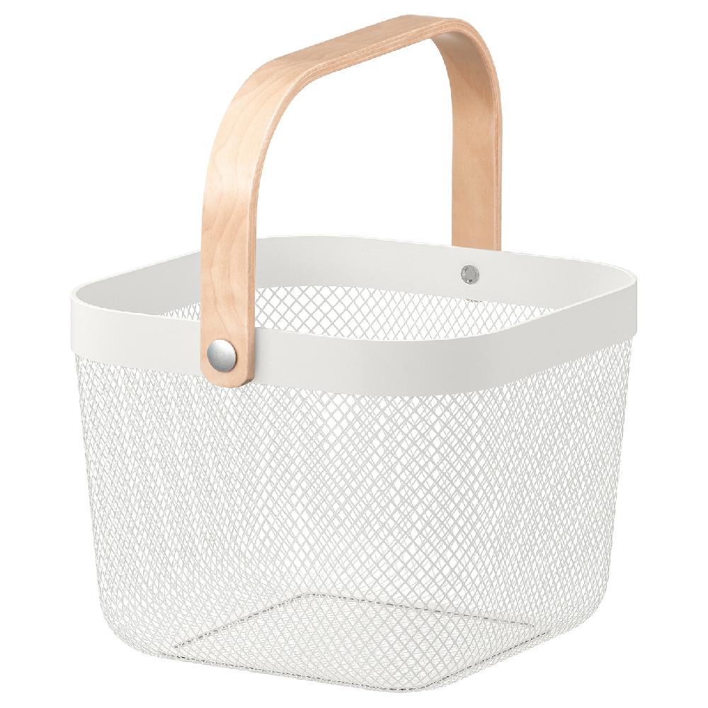 IKEA RISATORP Cesta blanco 25x26x18 cm