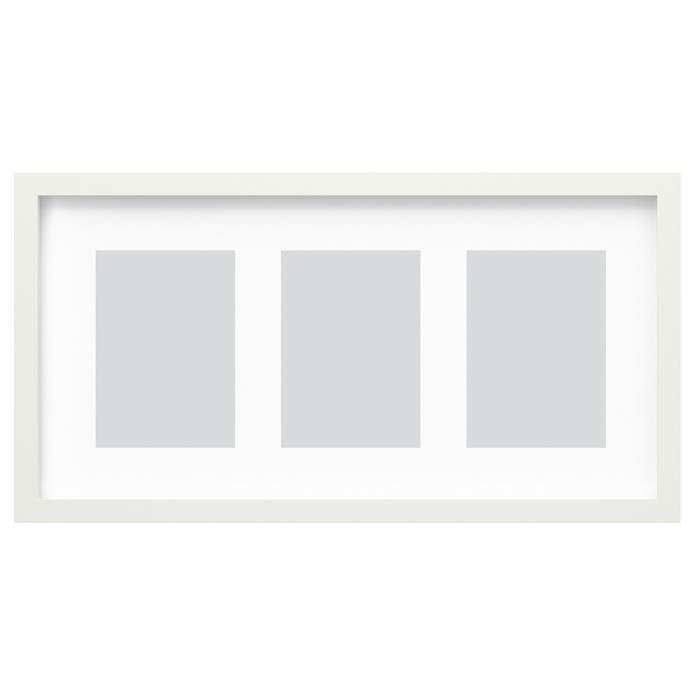 IKEA RÖDALM Marco Para 3 Láminas Blanco 55x28 Cm