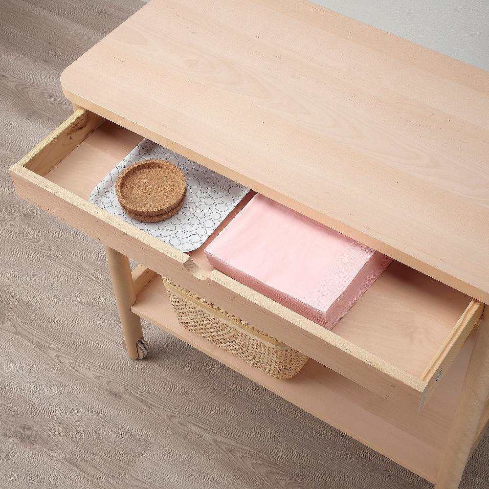IKEA RÖNNINGE Carrito Abedul 78x39 Cm