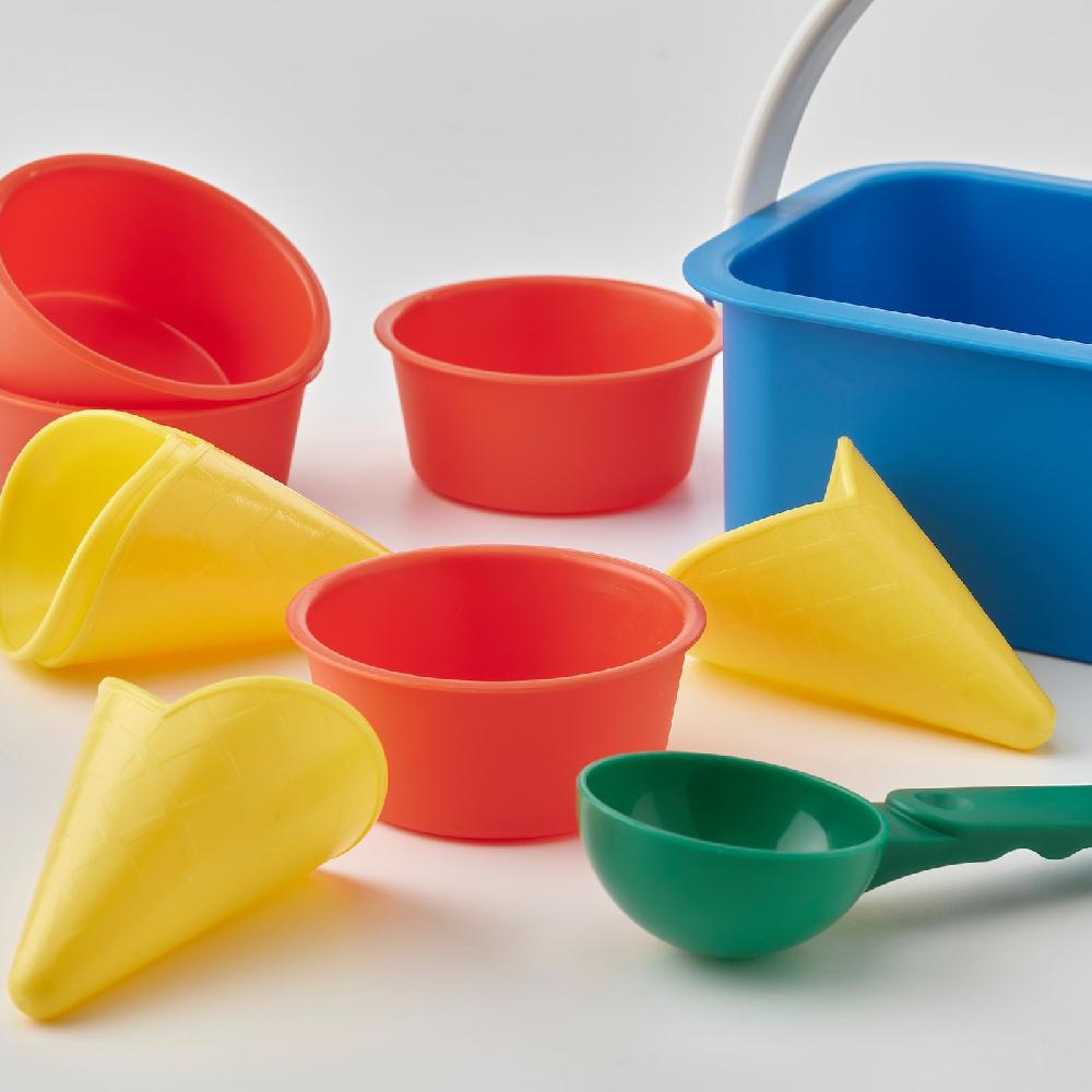 IKEA SANDIG Juego Helado Playa 10p Multicolor