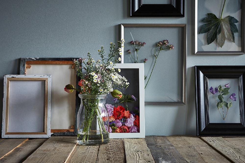 IKEA SILVERHÖJDEN Marco Gris Plata 30x40 Cm