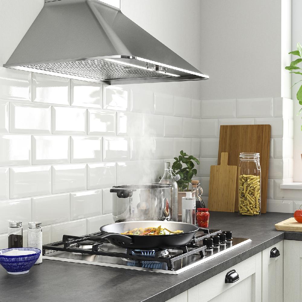 IKEA SKÅLAN Placa De Gas IKEA 300 Ac Inox 59 Cm