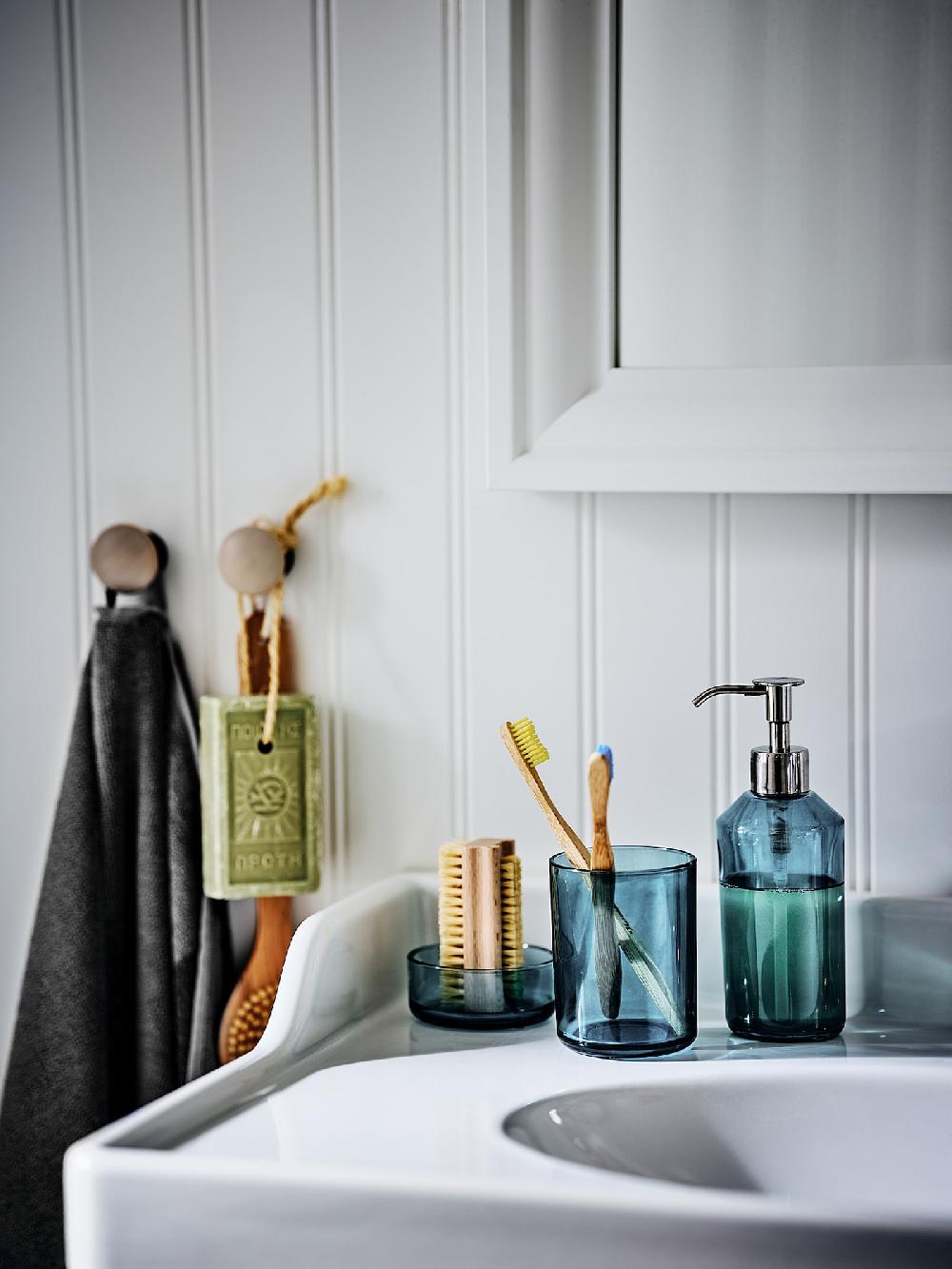 IKEA SKISSEN Juego Para Baño 3 Piezas