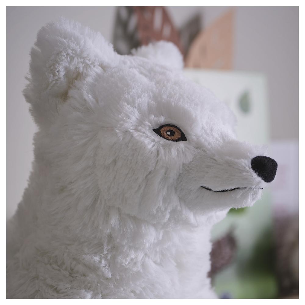 IKEA SKOGSDUVA Peluche Zorro ártico/blanco 60 Cm